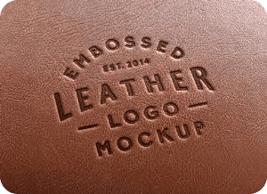 Custom leather patch example 1