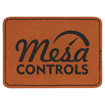 Custom leather patch example 3