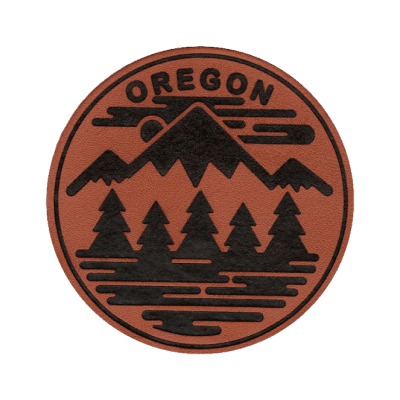 Custom leather patch example 6