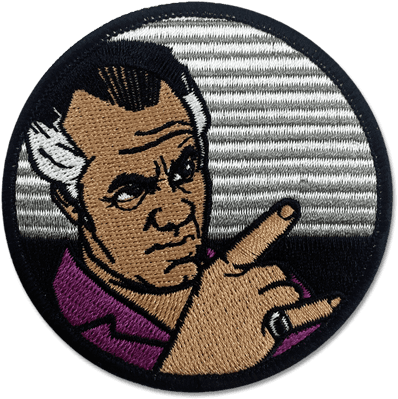 Custom embroidered patch example 7